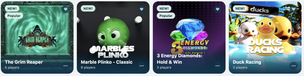 Uudet pelit Vera & Johnilla